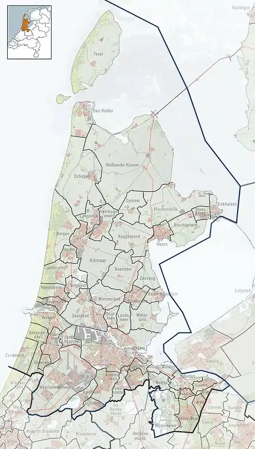 Den Burg is located in North Holland
