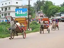 Typical street scene in Ambositra