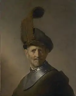 Rembrandt, Old Man in Military Costume