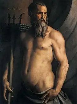 Andrea Doria as Neptune by Agnolo Bronzino, c. 1550 – c. 1555