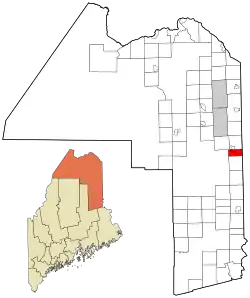 Location of Blaine, Maine