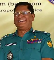 Asaduzzaman MiaDhaka Metropolitan Police 33rd, served 8 January 2015 - 13 September 2019   (1960-08-14) August 14, 1960 (age&nbsp;63)