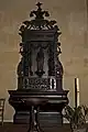 Altar and altarpiece.