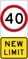 New 40&nbsp;km/h Speed Limit (Used in Victoria)
