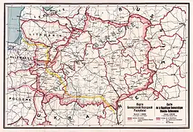 Image 12The territory claimed by the People's Republic of Belarus, 1918 (from History of Belarus)