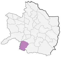 Location of Bajestan County in&nbsp;Razavi&nbsp;Khorasan&nbsp;province