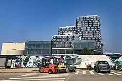 Beijing Film Academy Huairou Campus under construction, 2019