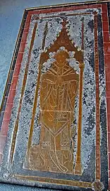 A brass in memory of Henry de Grofhurst