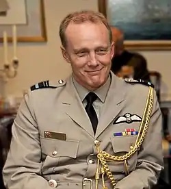 Air Vice Marshal Harwood wearing No. 6 Service Dress in 2011.