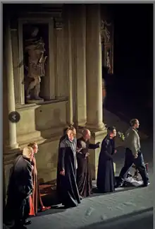 Tour of Theater of Nations, Italy, performance of Caligula