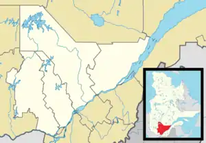 Joliette is located in Central Quebec