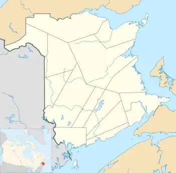 Southern Victoria is located in New Brunswick