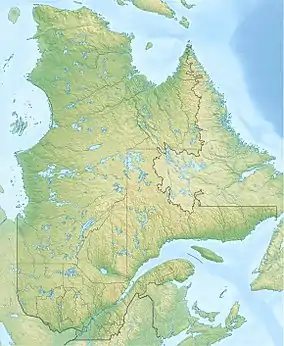Matamec River is located in Quebec