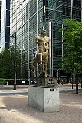 Centauro. 1984. Bronze. Montgomery Square, Canary Wharf, London.