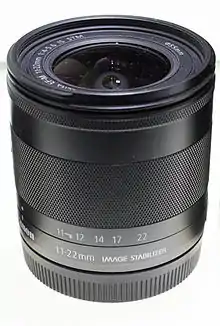 EF-M 11–22 mm f/4–5.6 IS STM
