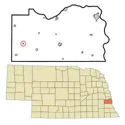 Location of Alvo, Nebraska