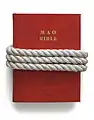 MAO-BIBLE 1987 / book, rope, acrylic paint / 30 × 38 × 8&nbsp;cm, In the possession of the artist