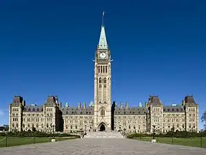 Image 54Centre Block, Ottawa, Canada (from Portal:Architecture/Civic building images)