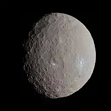 The dwarf planet Ceres.