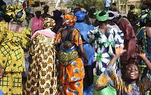 Image 7A crowd of women in Mali. (from Culture of Mali)