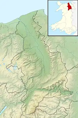 Moel Sych is located in Denbighshire