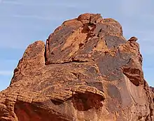 Desert varnish at Valley of Fire State Park