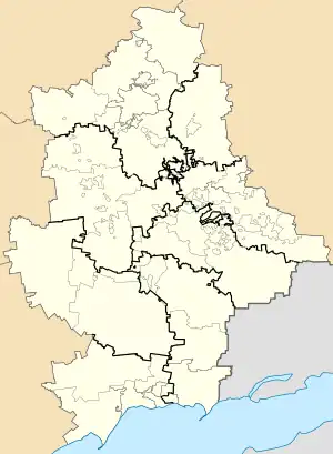 Kramatorsk is located in Donetsk Oblast
