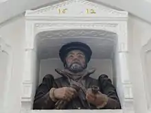 Effigy of William Lambe in St James' Church