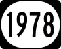 Kentucky Route 1978 marker