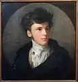 Felix Columban Diogg, son, oil on wood, around 1815
