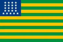Provisional flag of the Republic of the United States of Brazil (15–19 November 1889)