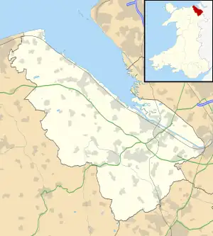 Gwespyr is located in Flintshire