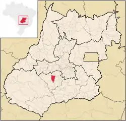 Location in Goiás state