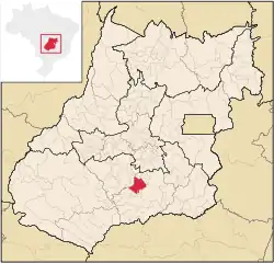 Location in Goiás state