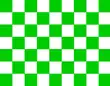 Green and White Checkered Flag