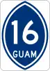 Guam Highway 16 marker