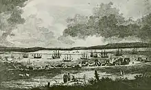 Looking down George Street