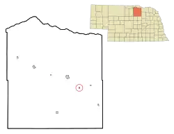 Location of Inman, Nebraska