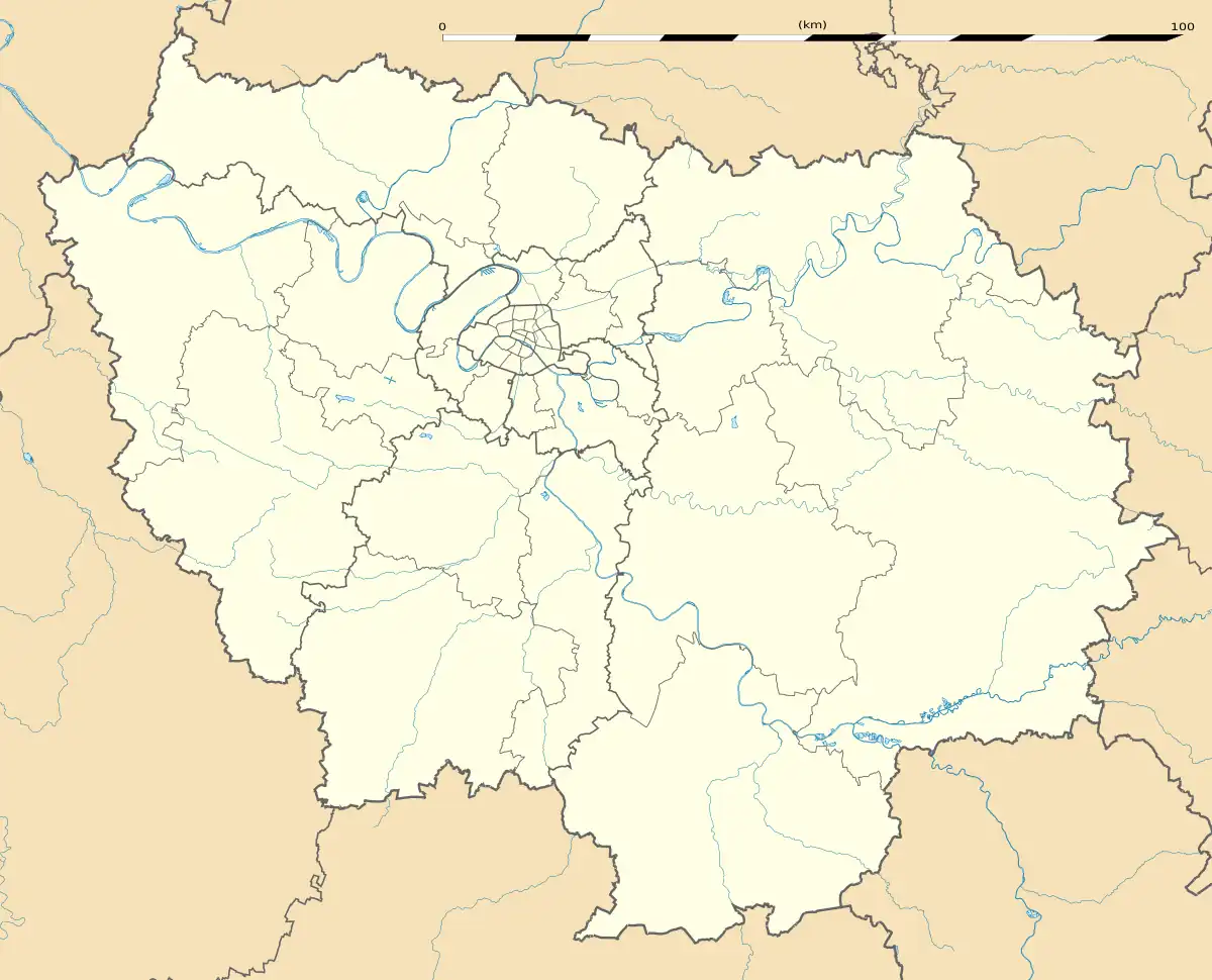 Bondoufle is located in Île-de-France (region)