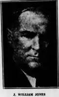 J. William Jones served two terms