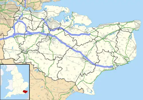 White Cliffs of Dover is located in Kent
