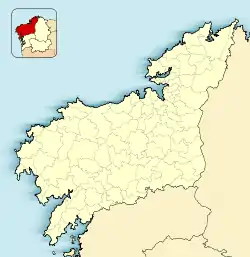 Vimianzo is located in Province of A Coruña