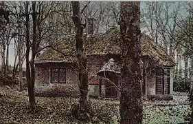 Lady Jane's in the 1880s (hand-tinted photograph)