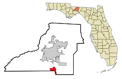 Location in Leon County and the state of Florida