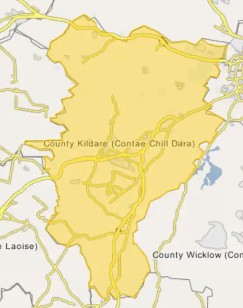 Battle of Prosperous is located in County Kildare