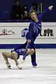 Assisted cantilever in pair skating (Lubov Iliushechkina & Nodari Maisuradze)