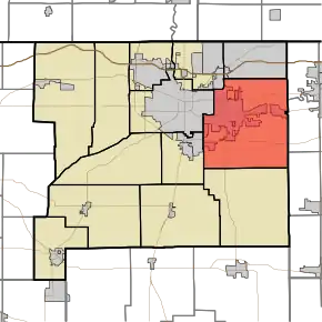 Location in St. Joseph County