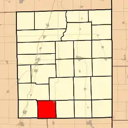 Location in Iroquois County