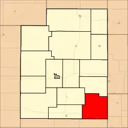 Location in Greenwood County