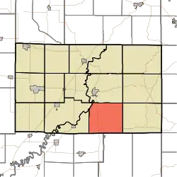 Location in Greene County